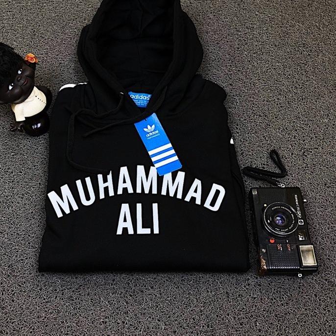 Promo 4.4✅-[LR34] Jaket Hoodie Adidas Muhammad Ali Original Brand Import + Tag Label