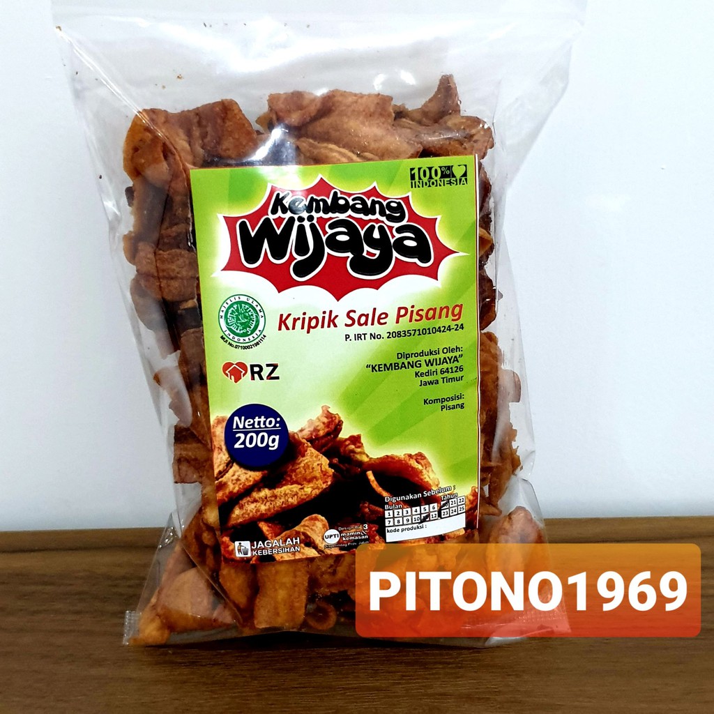 

Keripik Sale Pisang KEMBANG WIJAYA 200gr Khas Kediri