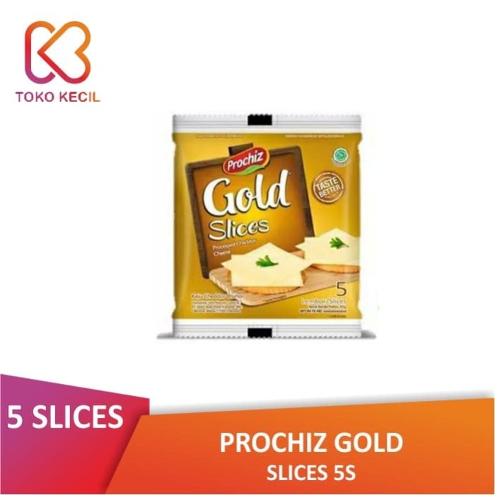 

Keju- Pack Prochiz Gold Cheddar 5 S Isi 5 Slices -Keju.