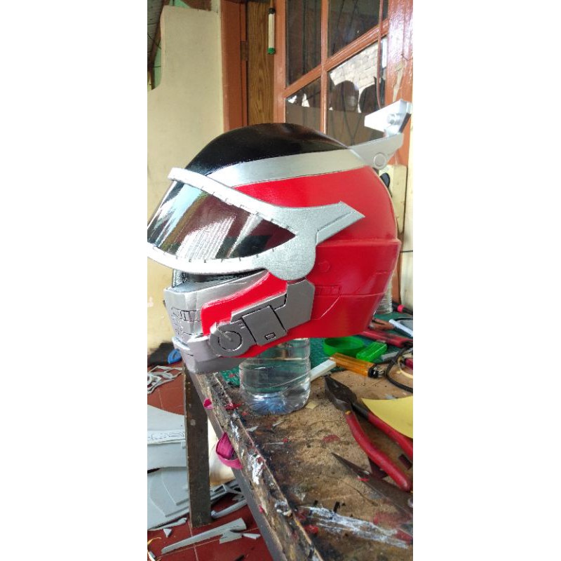 helm cosplay winspector fire