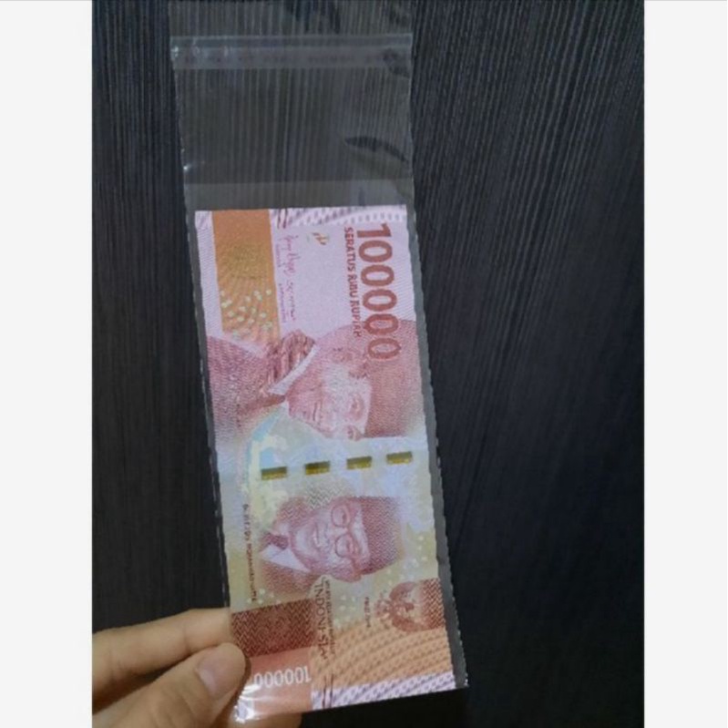plastik buket uang isi 100 pcs