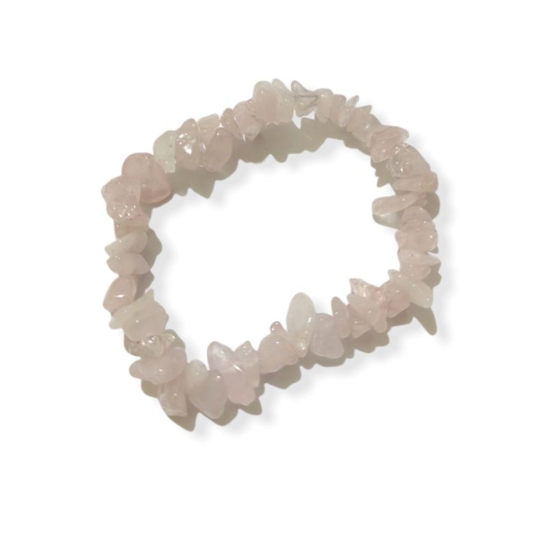 Gelang Quartz Crystal Elastis Batu Alam Bohemian Etnik Bracelet Ethnic Natural Stone Beads