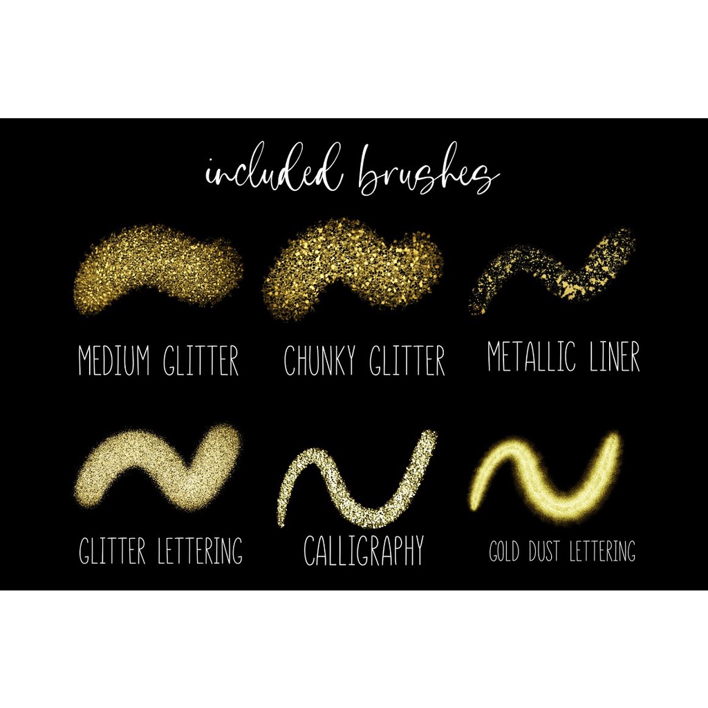 Procreate Brush - Glitter &amp; Sparkle for Procreate