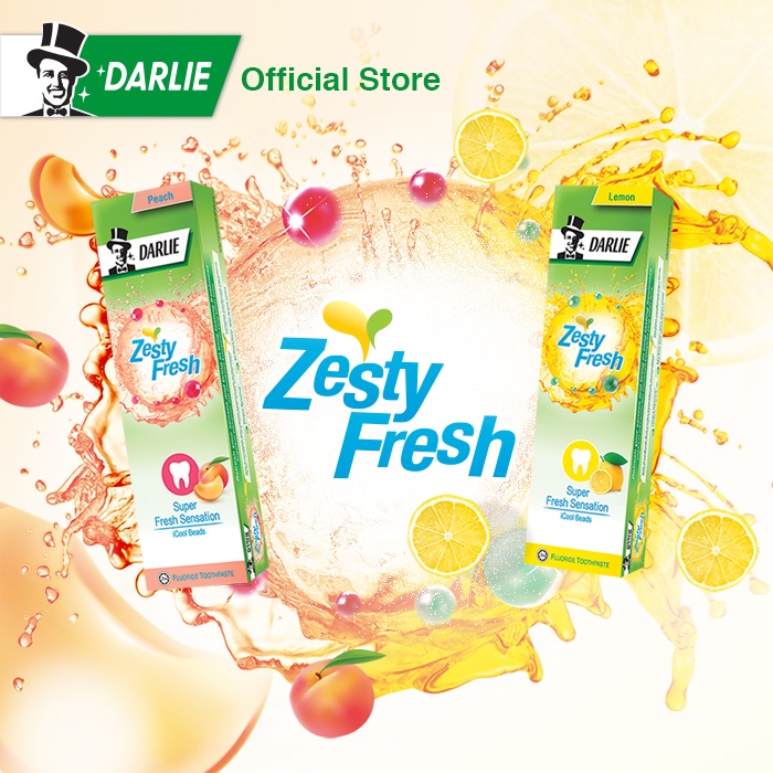 DARLIE Pasta Gigi Zesty Fresh Lemon 120g x3