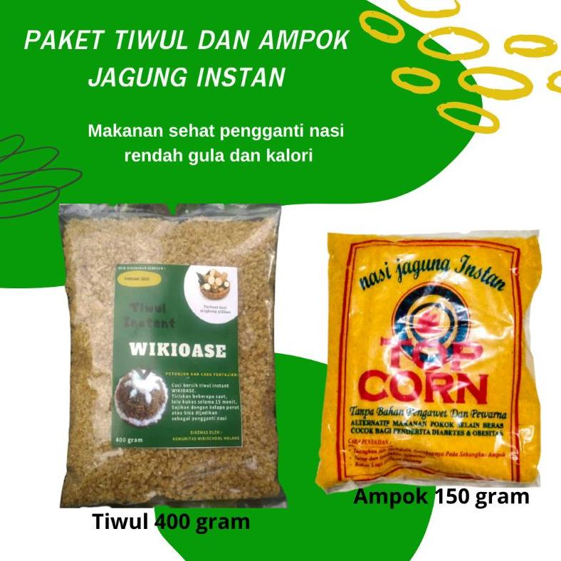 

Paket Nasi Tiwul Ampok Jagung Instan Rendah Kalori Cocok Untuk Diet Diabetes Wikioase