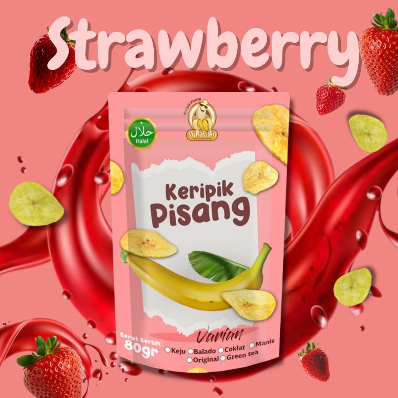 

Keripik Pisang Sukasaku Rasa Strawberry
