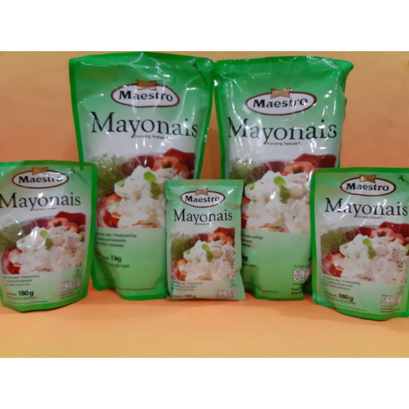 

Mayonnaise Maestro (1kg,180gr,100gr)