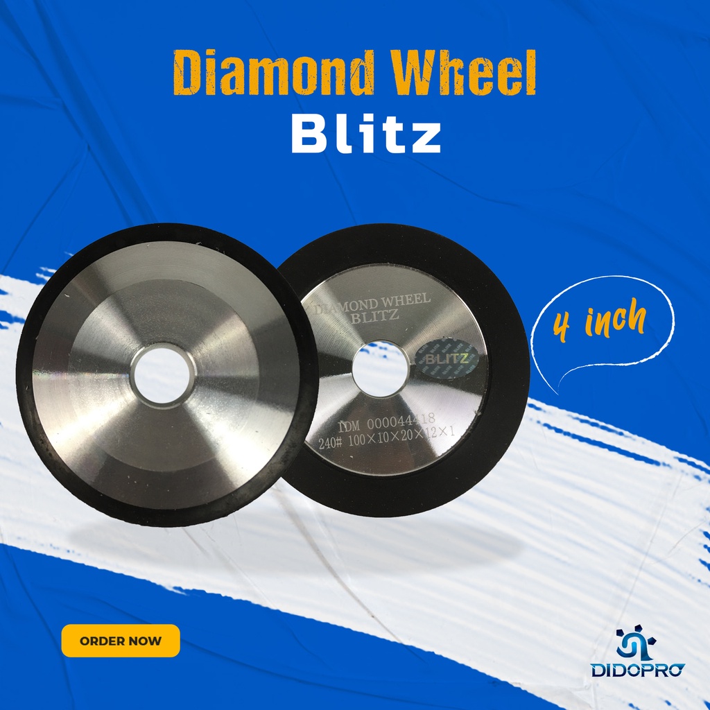 Diamond Asah TCT 5 Inchi Grit 240 2 Sisi Diamond Grinding Wheel