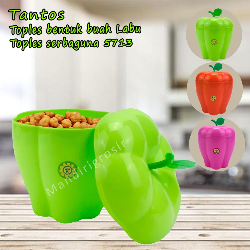 Toples bentuk buah Labu *Tantos * Toples serbaguna *5713