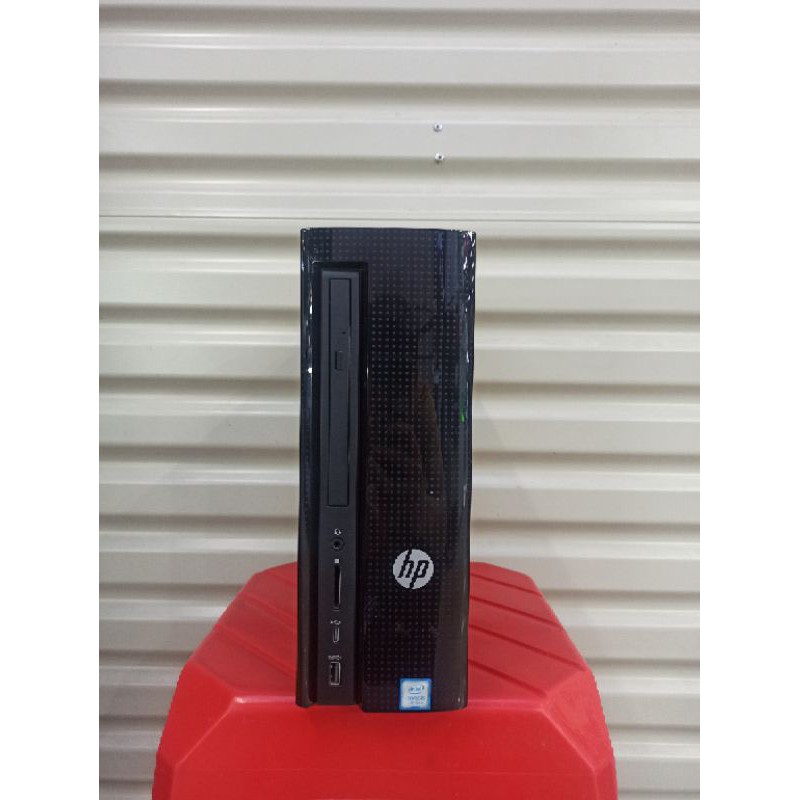 Pc desktop minislim hp 270-P026d proce core i5 7400T 7Th ram 8gb DDR4 hdd 1Tb DVD berkualitas