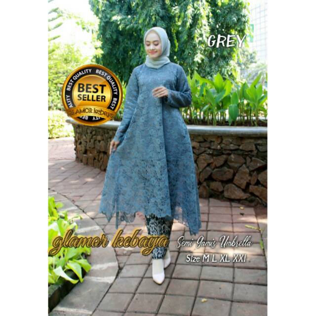 Setelan Semi Gamis Brokat Umbrella Kebaya Modern Kebaya Modern Kebaya Gamis Kondangan Kebaya Pesta Shopee Indonesia