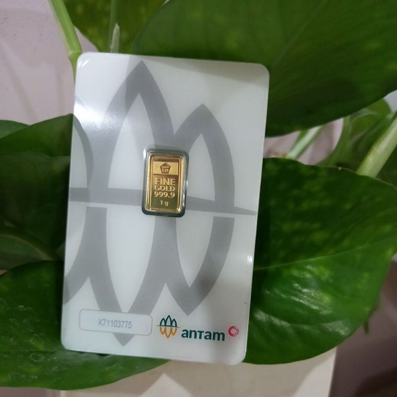 Logam mulia antam 1 gram redmark cetakan terbaru 2021 | emas batangan murni 24 karat