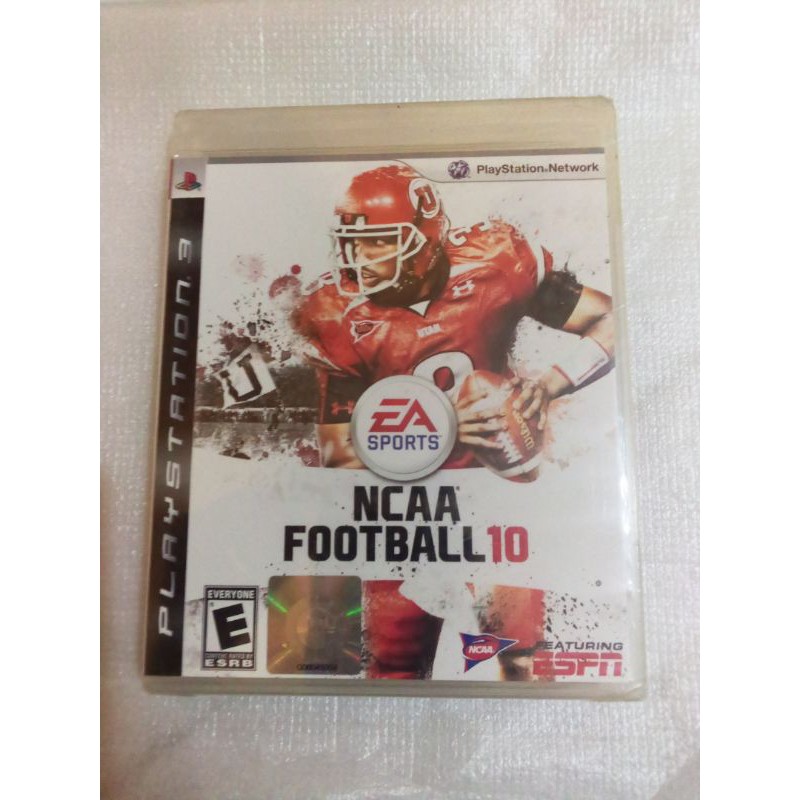 KASET PS3 SECOND ORIGINAL. NCAA FOOTBALL 10