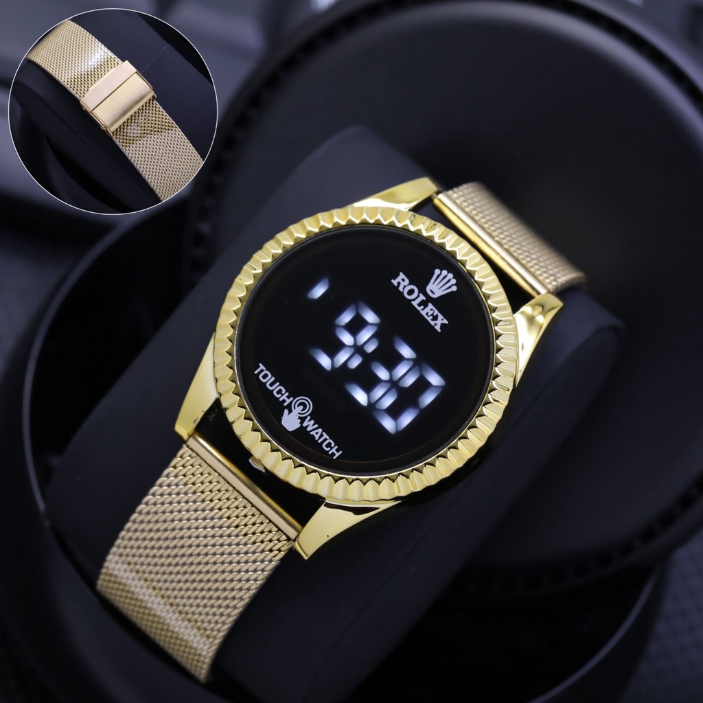 jam tangan digital Pria&wanita ROLEK rantai pasir ( bisa COD ) 1