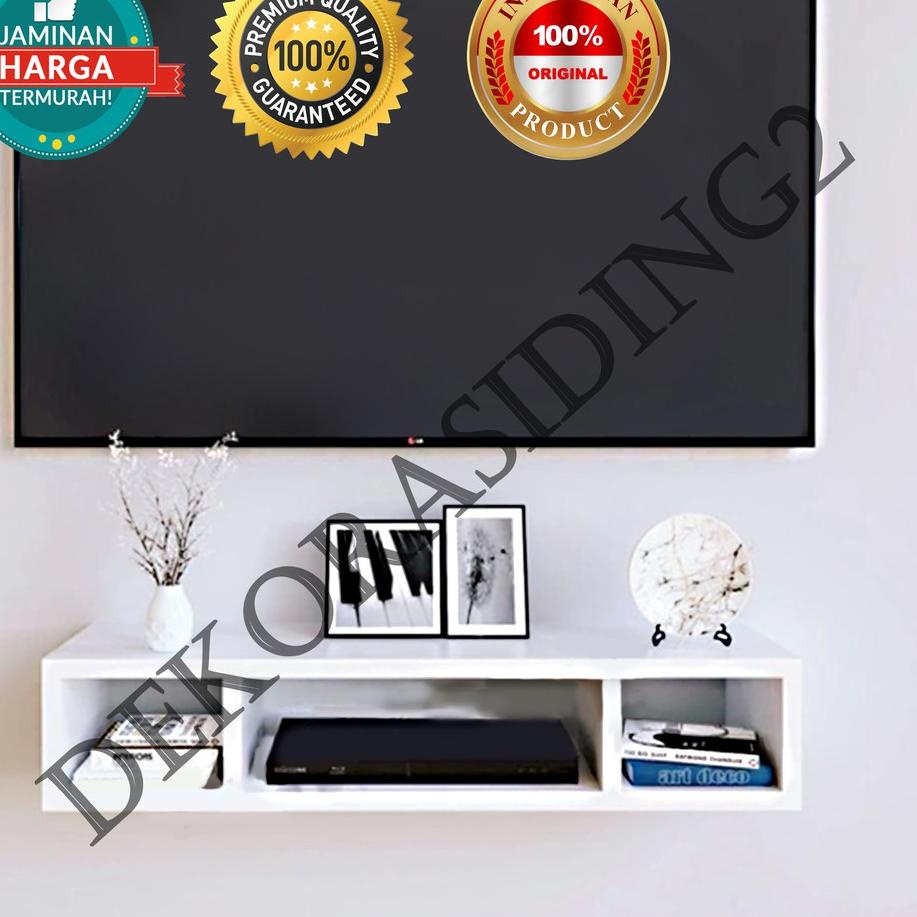 Hot - rak ambalan dinding minimalis - AD13 / rak tv gantung ambalan tv gantung  / hiasan dekorasi di