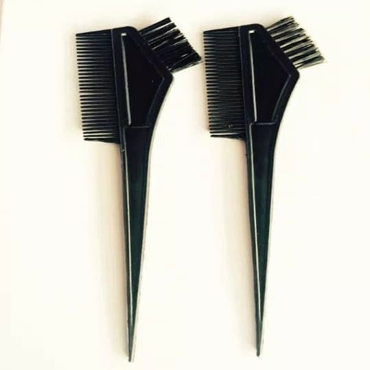 HARGA PER PCS!! Sisir Kuas Cat Semir Hitam Rambut Warna Rambut
