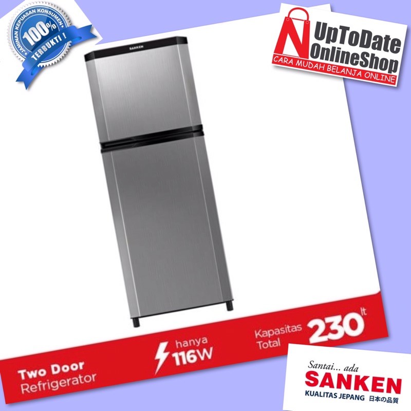 KULKAS 2 PINTU SANKEN SKV230ESB