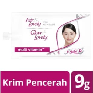 Fair &amp; Lovely / Glow &amp; Lovely Multi Vitamin Cream Sachet 7.5gr