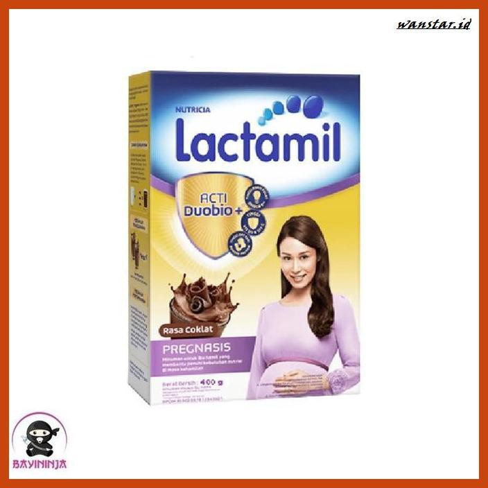 

NUTRISI-BUMIL- LACTAMIL PREGNASIS SUSU IBU HAMIL COKLAT BOX 400G 400 G -BUMIL-SEHAD.