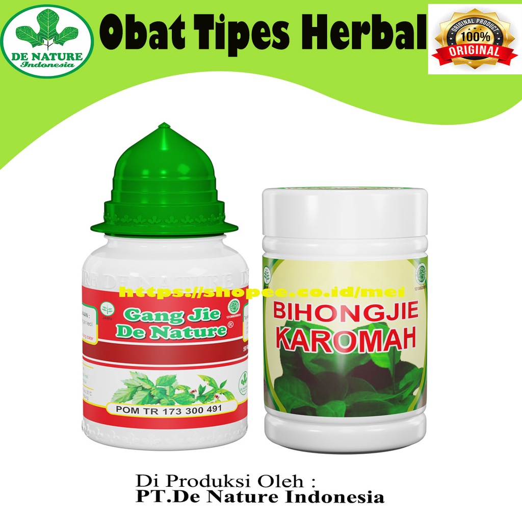 Obat herbal tipes Paket herbal tipes alami untuk demam dan lambung luka aman dikonsumsi pria wanita 