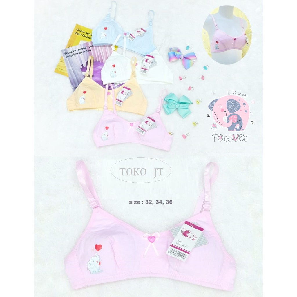 Bra BH Miniset Anak Perempuan Remaja Minibra ABG Step 2 Tanpa Kawat