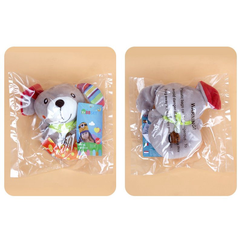 BBSKY Mainan Rattle Bentuk Donat/ Donat Mainan Kerincingan Bayi / Boneka Bayi Bunyi