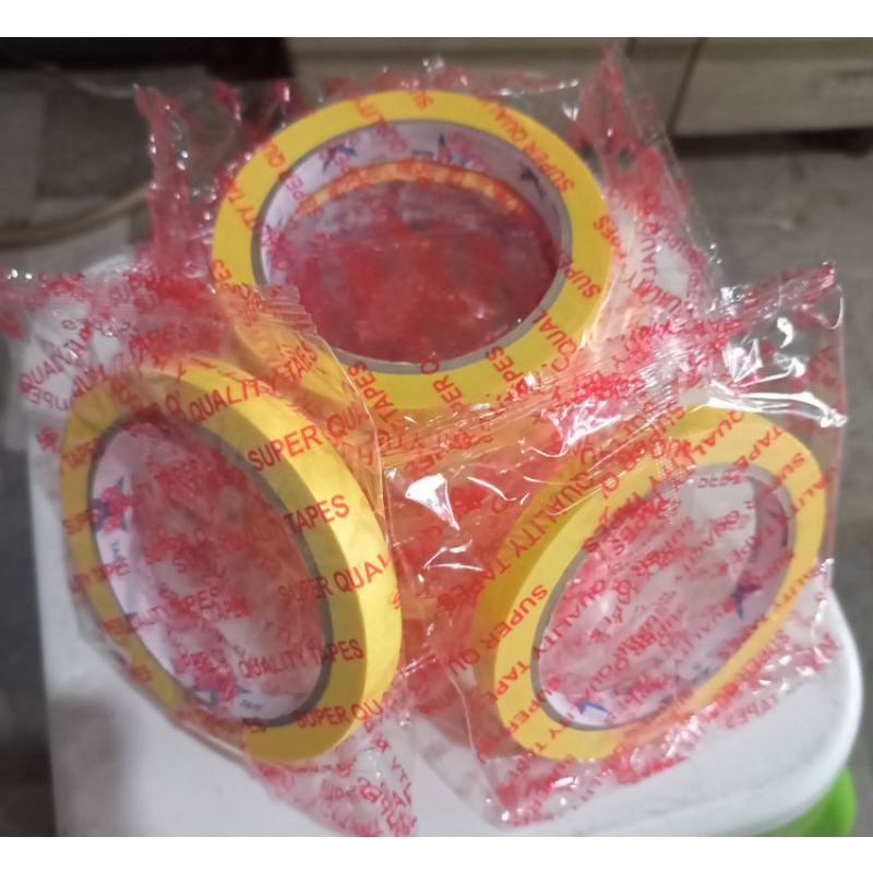 

Masking tape 1/2 Inch 12mm x 20 y / 18m / Lakban kertas