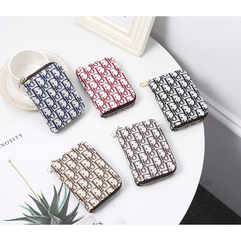 JY DP07 Dompet Kartu Resleting Dompet Mini Wanita Import Korea Fashion Murah