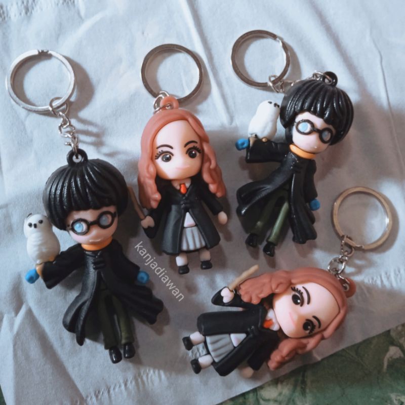 Gantungan kunci Harry Potter Action Figure Hermione Keychain