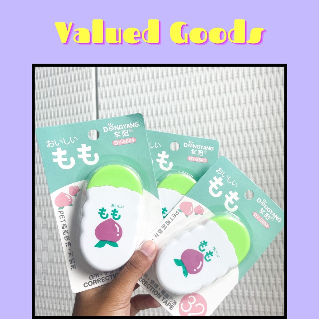 

TIPE-X KERTAS PEACH LUCU UNIK ALAT TULIS BERSIH