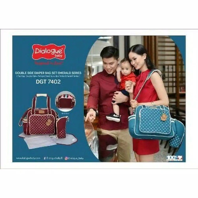 Dialogue DGT7402 Tas Bayi Double Sisi Emerald