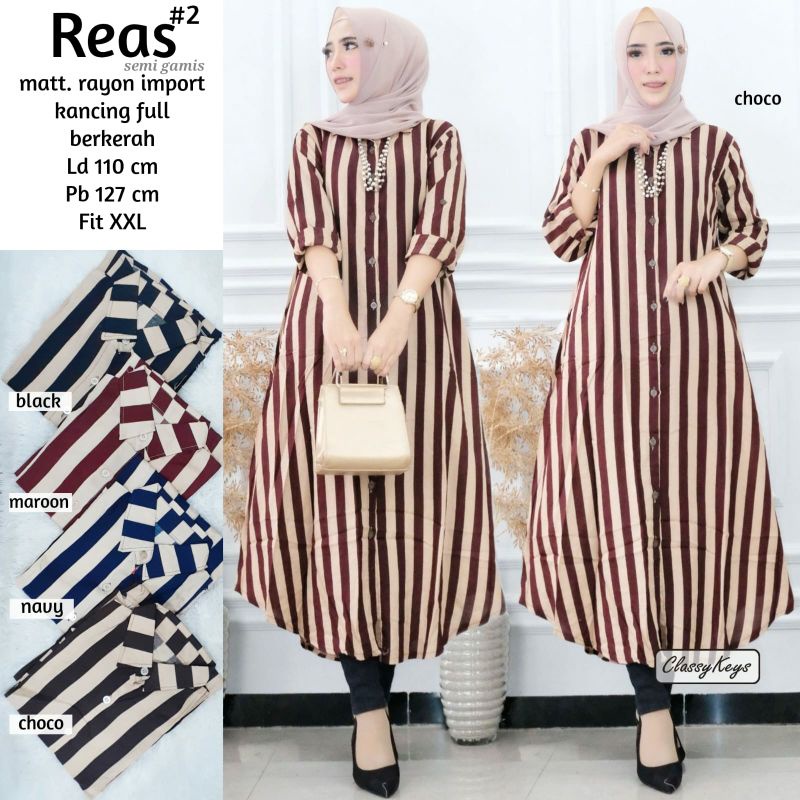 Reas#2 Atasan Wanita Semi Gamis