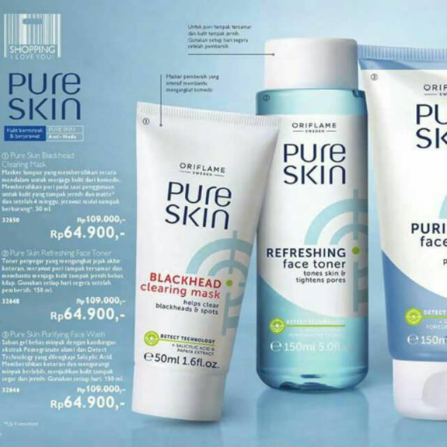 Pure skin oriflame