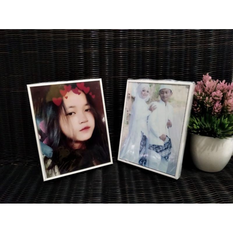 Paket 1 Foto + Bingkai Blok 5R
