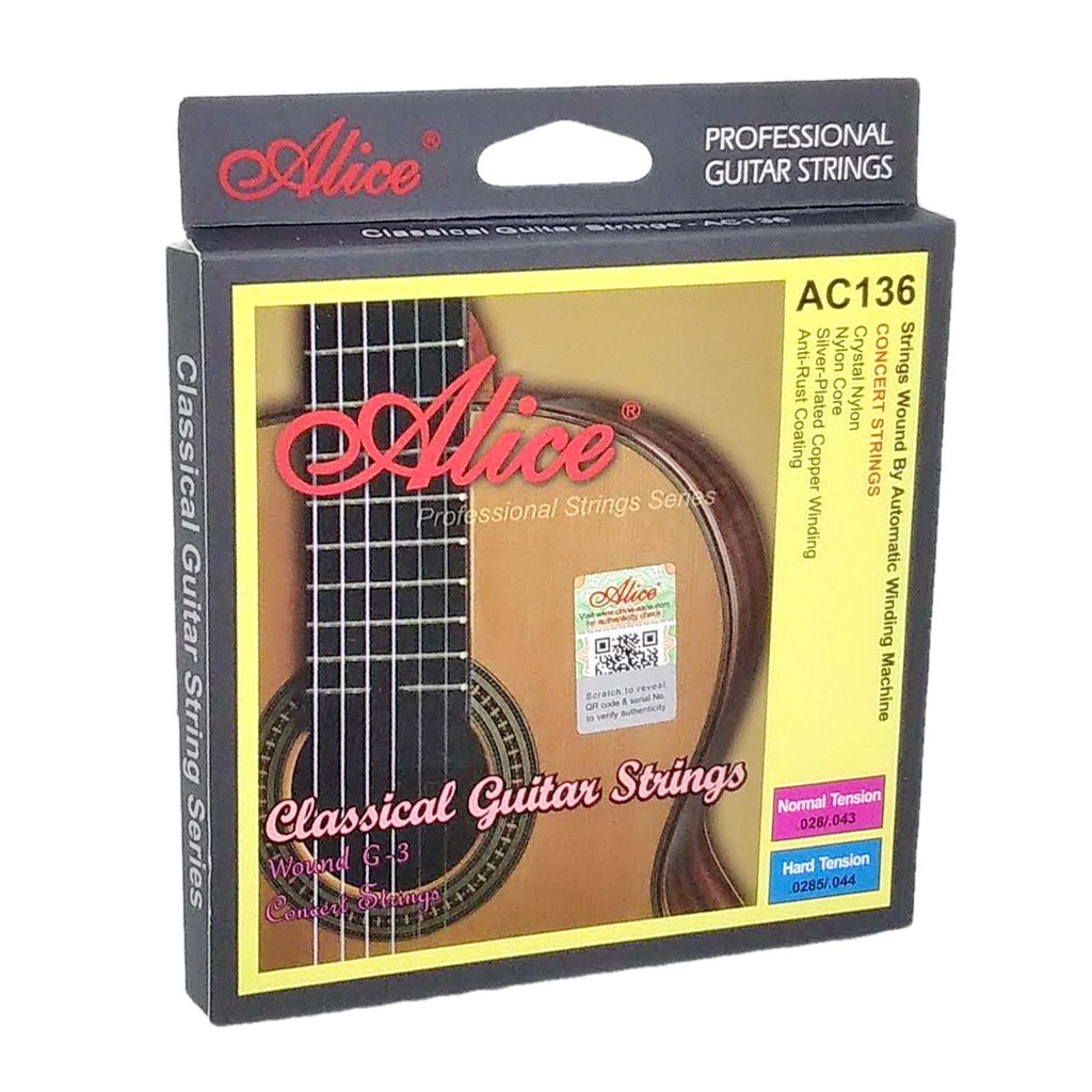 Alice AC136 Senar Gitar Klasik Crystal Nylon Anti Karat