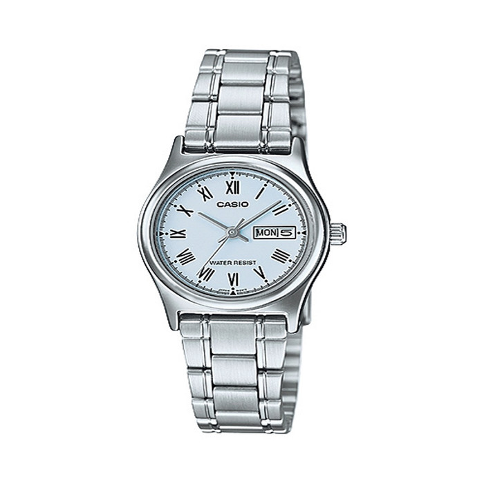 [COD] Jam Tangan Wanita Casio Analog Rantai Silver LTP-V006D-2B Original KEREN GARANSI KADO TERBARU