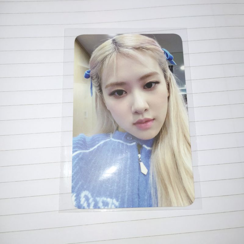 POB ROSE KTOWN OFFICIAL // PC PHOTOCARD BP BLACKPINK BENEFIT ROSÉ SOLO R -R- KTOWN4U KTOWN 4U BENE