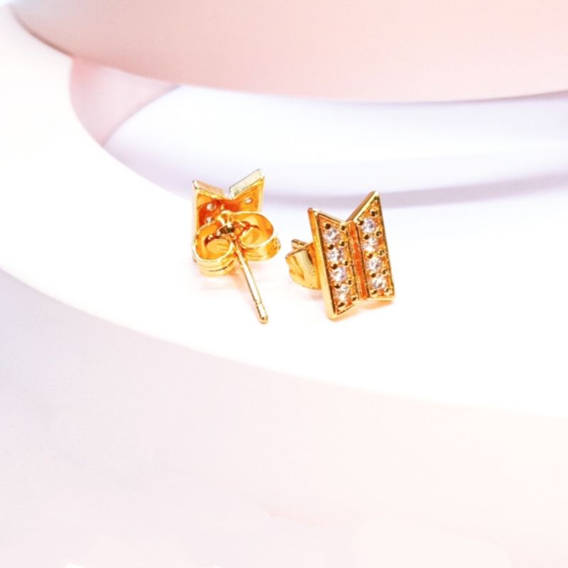 ANTING BTS LAPIS EMAS 18KRT (ANTI KARAT)