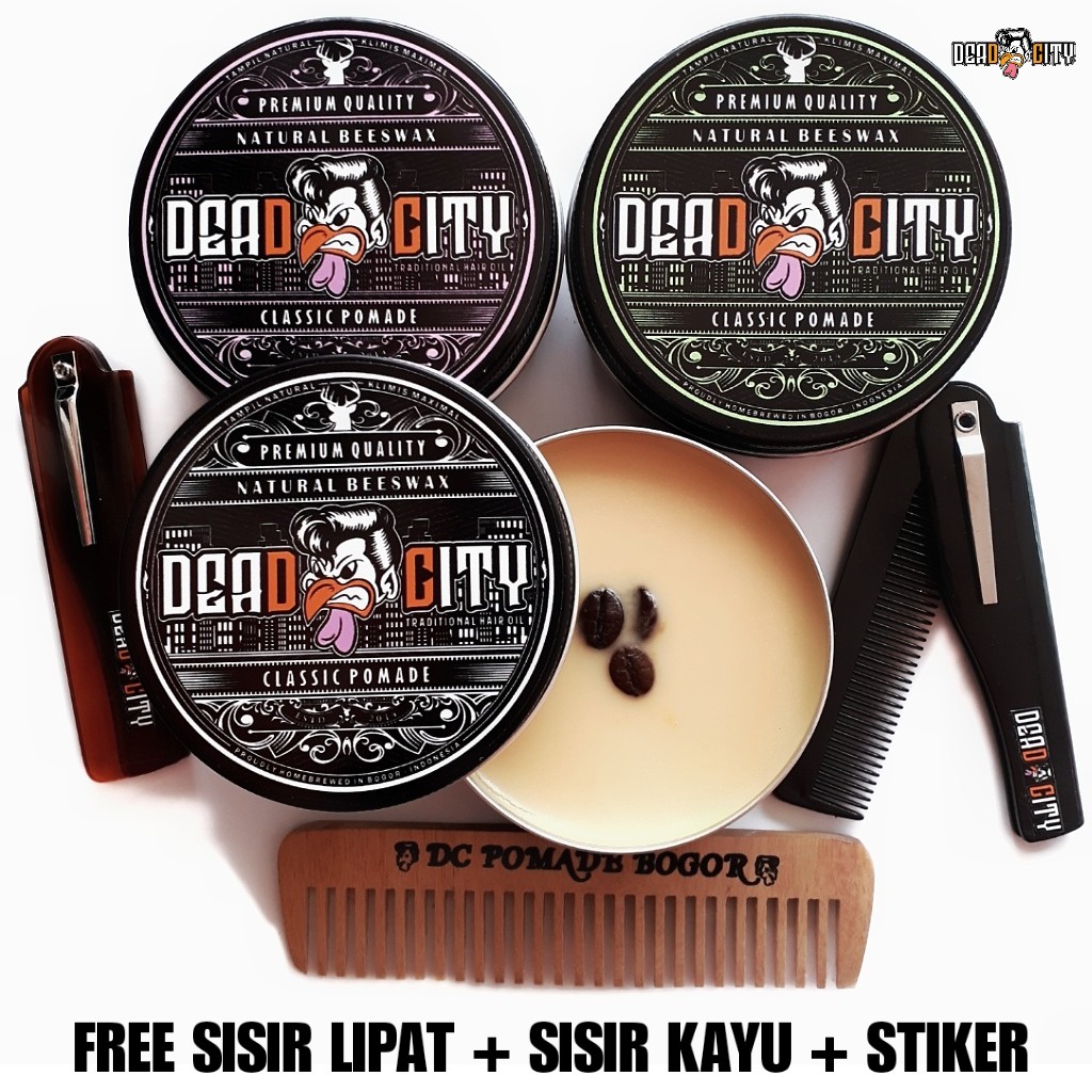 Pomade oilbase Dead City Classic Premium 3.5 oz Free Sisir