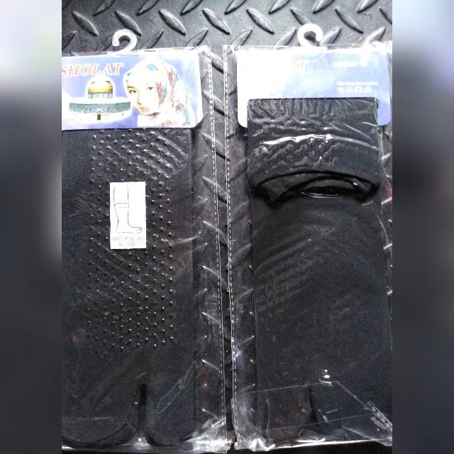 KAOS KAKI  JEMPOL TELAPAK HITAM FITRIA  BEST QUALITY LADIES'S SOCKS HITAM