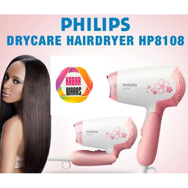 Hair Dryer Philips HP 8108 HP8108 Pengering Rambut original