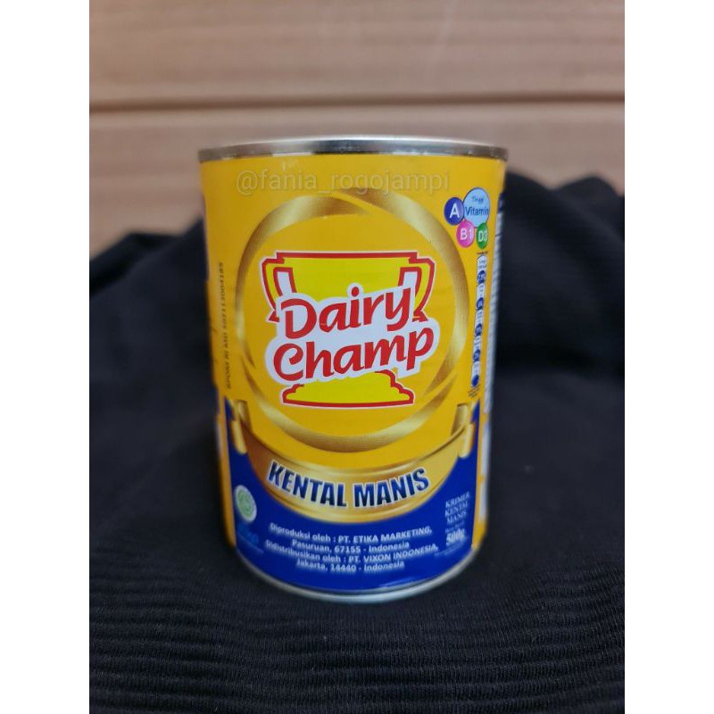 

Susu Kental Dairy Champ 500 gram