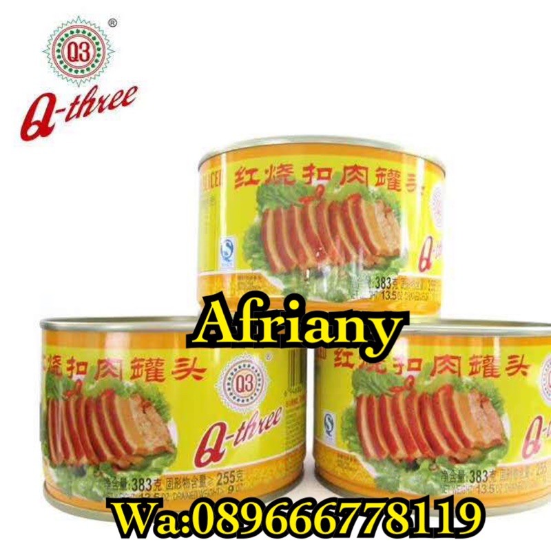 

Q3 Stewed Pork / Stewed Pork Slice Daging Samcan Kaleng