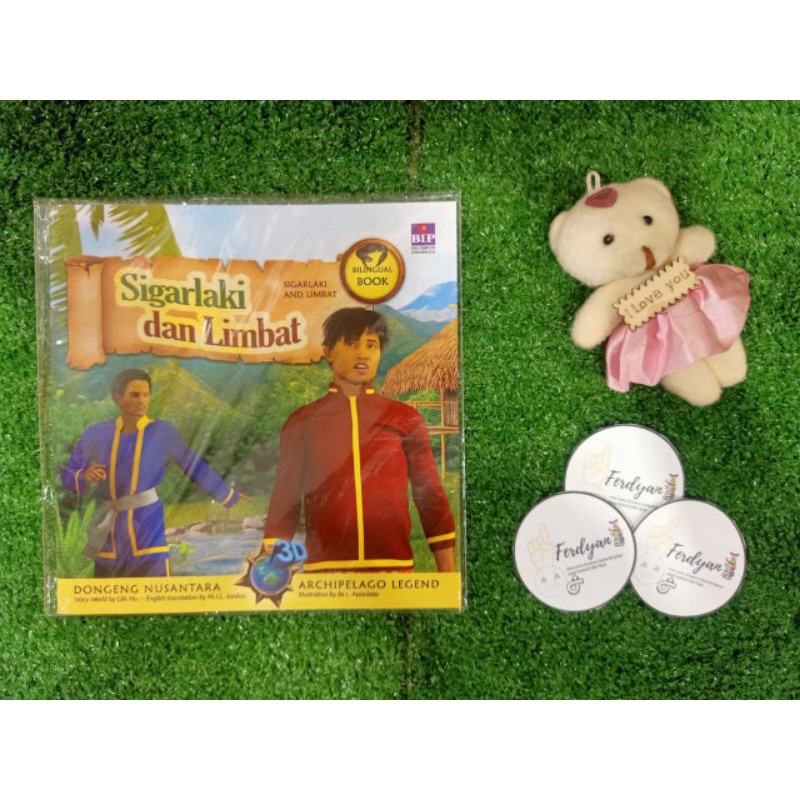 Seri Dongeng 3D Nusantara: Sigarlaki dan Limbat by Lilis hu buku cerita anak dongeng anak