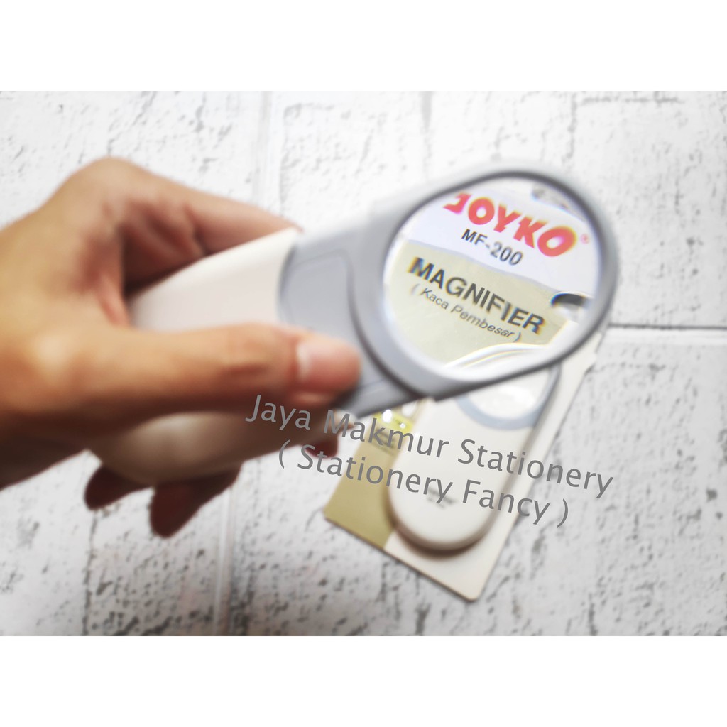 Kaca Pembesar Lampu LED / Magnifier Joyko MF-200 ( Bisa nyala)