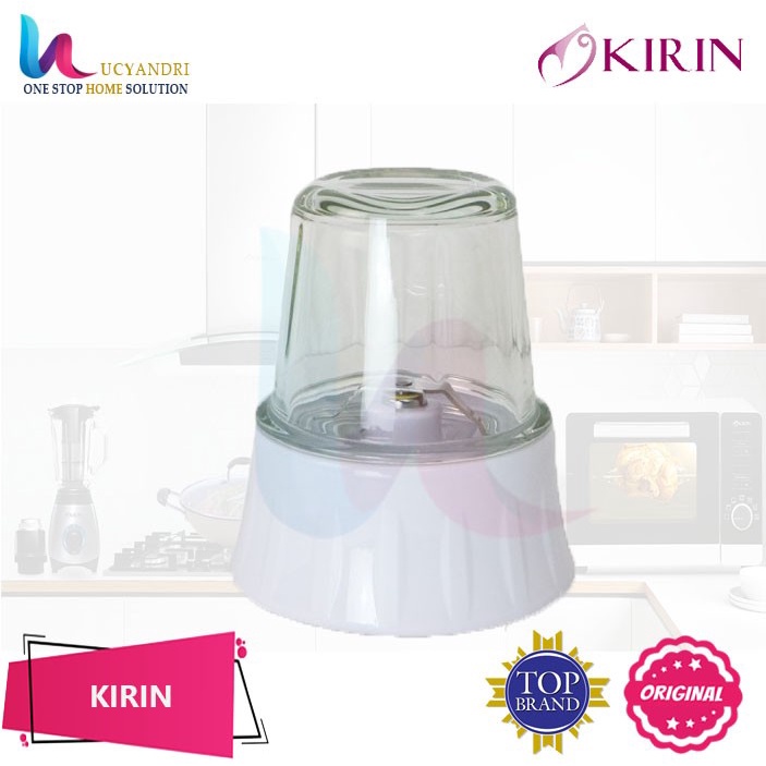 KIRIN Blender Kaca 2in1 1 Liter 2 Tabung KBB 230 GL - Garansi Resmi 1 Tahun