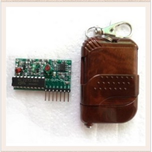 Wireless RF Remote Control Module 2262 or 2272 Key Chain 4 channel