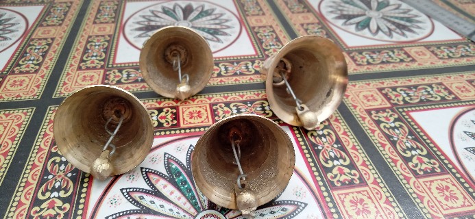Bel Lonceng Kuningan Lengkap  / Brass Doorbell  Antiques
