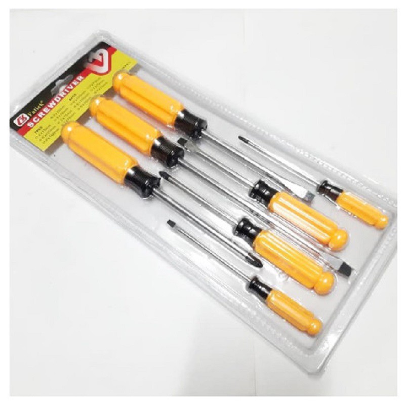 Obeng Set 7 in 1 Set Kepala Magnet Alat Pertukangaan Hand Tool Screwdriver Tools Set