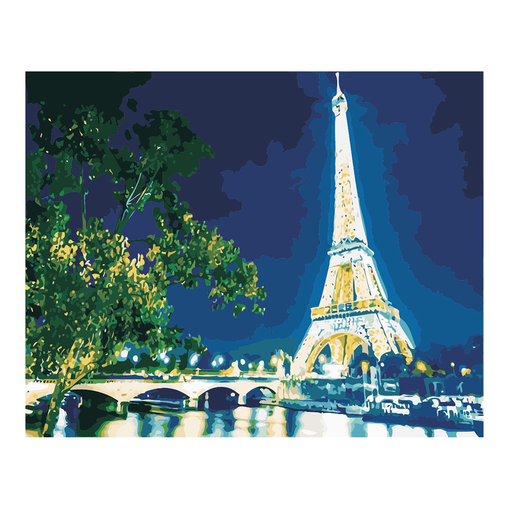 23 Lukisan  Menara Eiffel Di  Dinding  Rudi Gambar